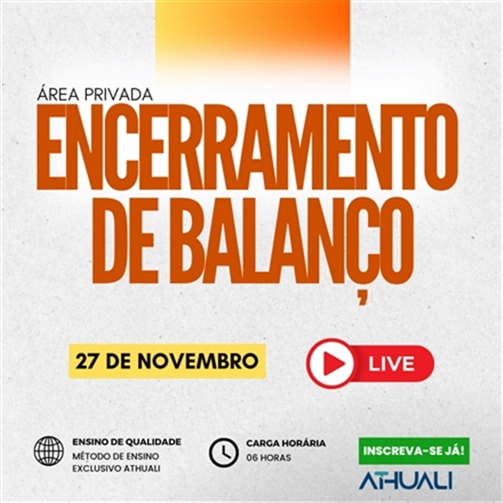 ENCERRAMENTO DE BALANÇO - NOVEMBRO 2025