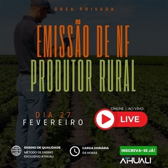 EMISSÃO DE NF PRODUTOR RURAL - FEVEREIRO 2026