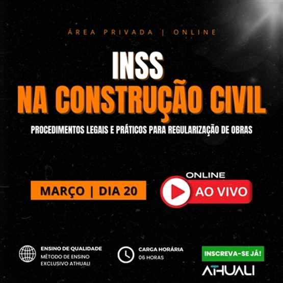 INSS NA CONSTRUÇÃO CIVIL - MARÇO 2026