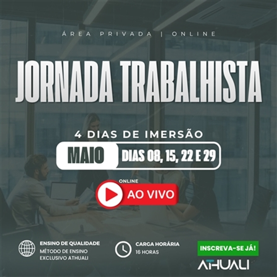 JORNADA TRABALHISTA - MAIO 2026