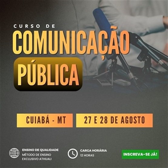COMUNICAÇÃO PÚBLICA - CUIABÁ MT - JULHO 2026