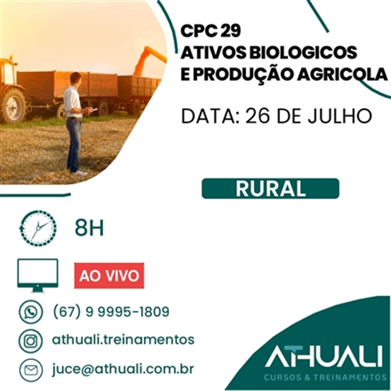CPC 29 Ativos Biológicos e Produção Agrícola
