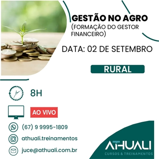 GESTÃO NO AGRONEGÓCIO - FORMAÇÃO DE GESTÃO FINANCEIRO