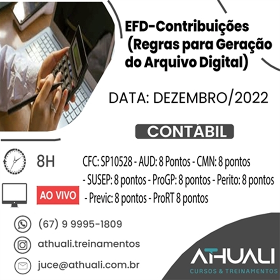 EFD-Contribuições - Regras para Geração do Arquivo Digital