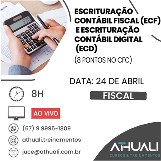 ESCRITURAÇÃO CONTÁBIL FISCAL (ECF) E ESCRITURAÇÃO CONTÁBIL DIGITAL (ECD)- 8 PONTOS