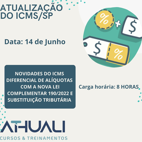 Atualização do ICMS/SP 190/2023