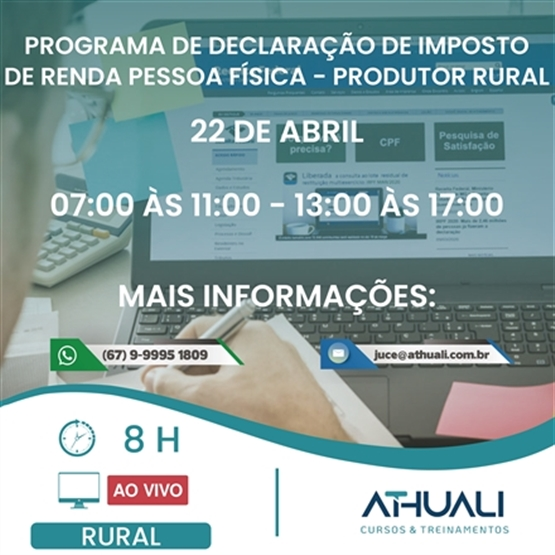 PROGRAMA DECLARAÇÃO DE IMPOSTO DE RENDA PESSOA FÍSICA - PRODUTOR RURAL