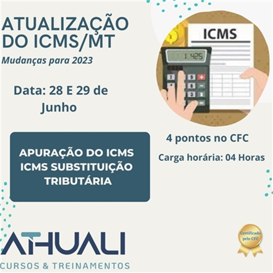 Atualização do ICMS/MT 28.06