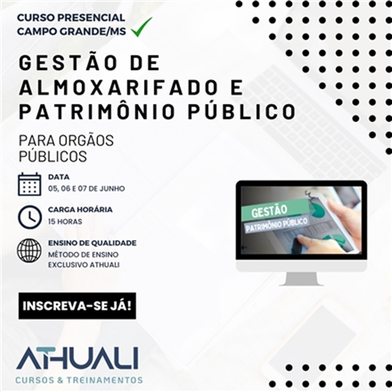 GESTÃO DE ALMOXARIFADO E PATRIMÔNIO PUBLICO