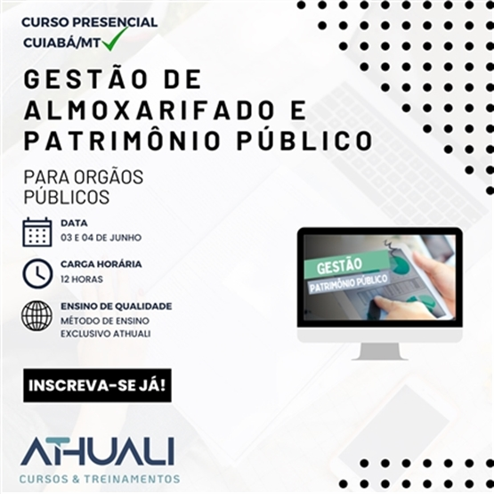 GESTÃO DE ALMOXARIFADO E PATRIMÔNIO PUBLICO - CUIABÁ