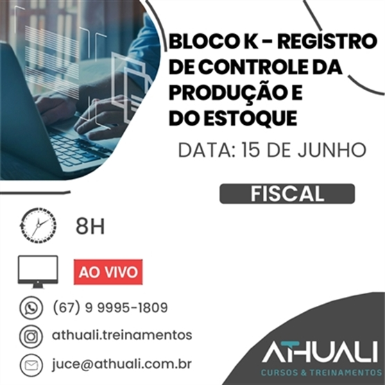 Bloco K ICMS/IPI (Registro do Controle da Produção e do Estoque)