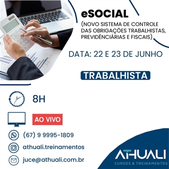 eSocial (Novo Sistema de Controle das Obrigações Trabalhistas, Previdenciárias e Fiscais)