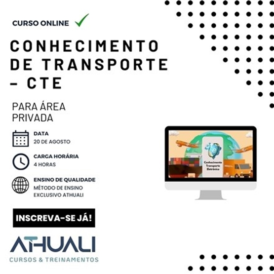 CONHECIMENTO DE TRANSPORTE - CTE - AGOSTO 2024