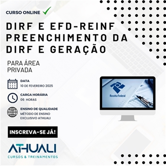 DIRF E EFD REINF - PREENCHIMENTO DA DIRF E GERAÇÃO - FEV 2025