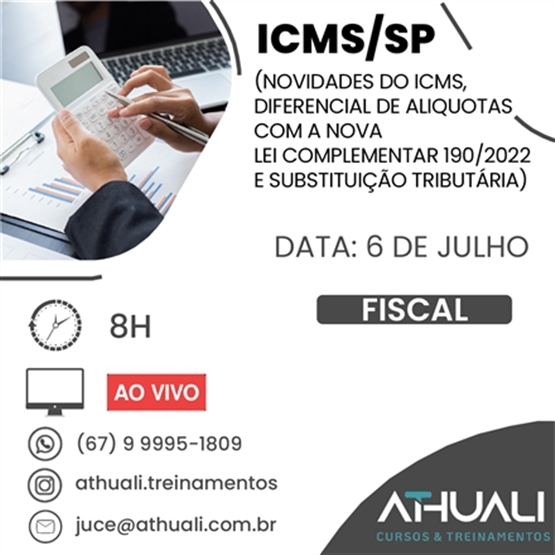 Atualização do ICMS/SP