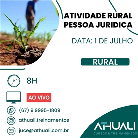 Atividade Rural - Pessoa Jurídica (Regras Contábeis e Tributárias)