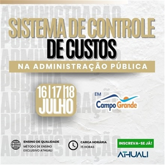 SISTEMA DE CONTROLE DE CUSTOS NA ADMINISTRAÇÃO PÚBLICA - JULHO 2025