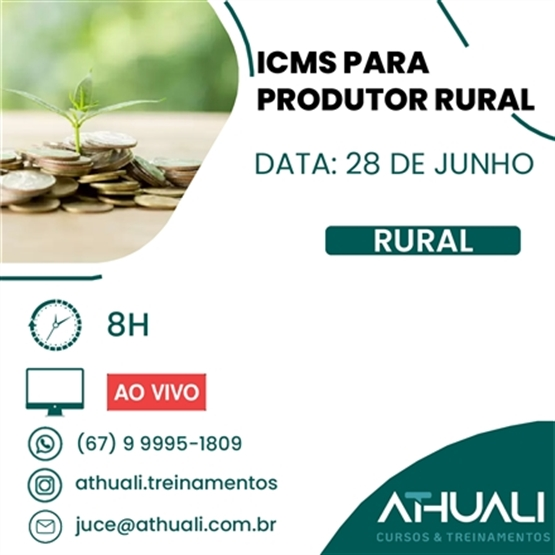 ICMS PARA PRODUTOR RURAL